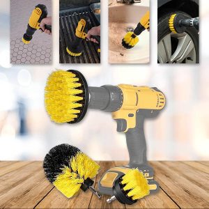 Võimas puuri puhastusharjade komplekt (3 osa) | DRILLBRUSH