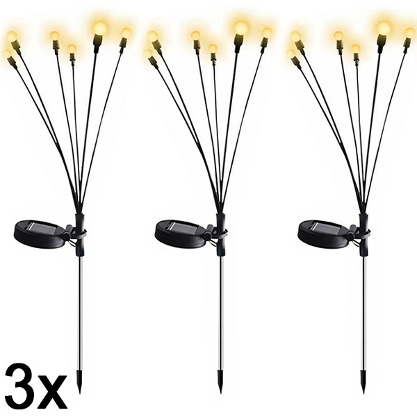 3x Päikeseenergia LED-lambid | SOMPEX