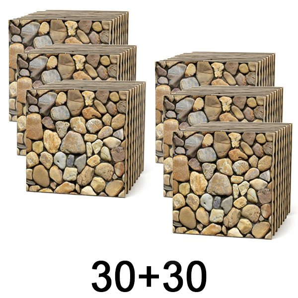 3x 3D kiviefektiga seinaplaadid – koori ja kleebi | STONEBLOCKS 1+1 TASUTA