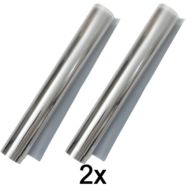 2x Isekleepuv peegelfoolium (45 x 200 cm) | FOILBLISS
